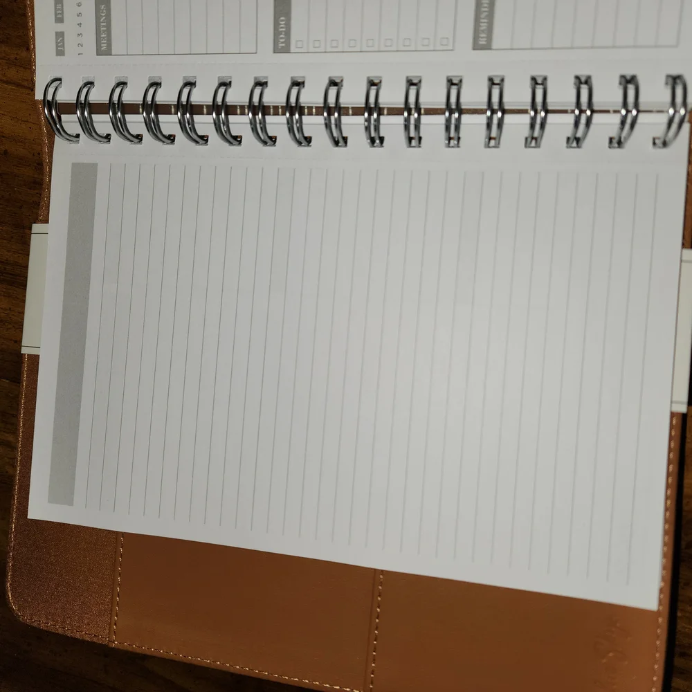 Blue Sky Meeting Notes Notebook
